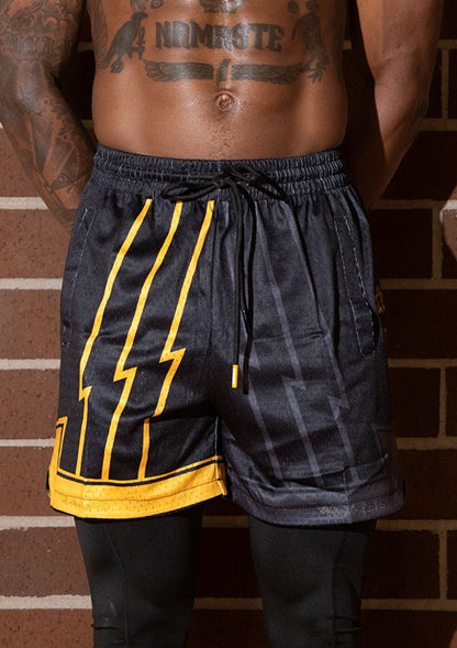 Gold Dust — Mesh Shorts