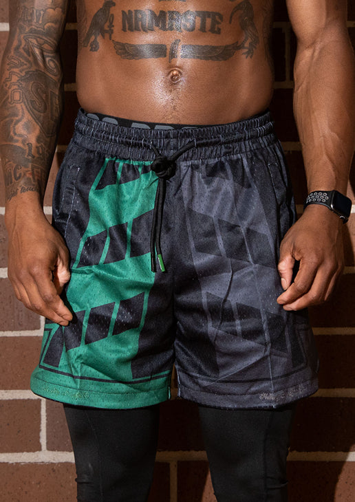 TX Mesh Shorts – Phantom Green
