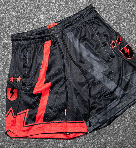 Sunset Rose — Mesh Shorts