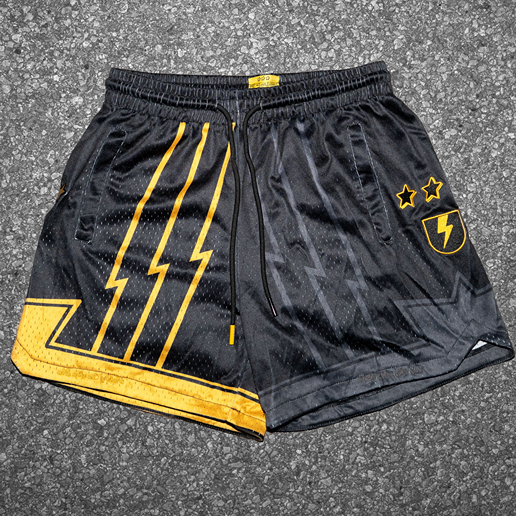 Gold Dust — Mesh Shorts